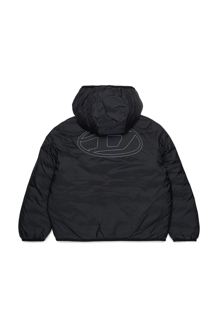 Diesel krótka kurtka dziecięca JOSIPLS JACKET J02884.KXBVE czarny AW26