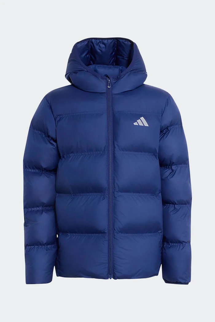 adidas Prošívaná bunda dětská námořnická modř KQ6187