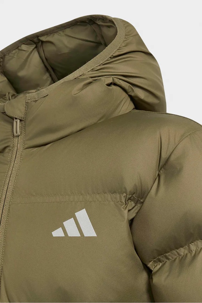 Καπιτονέ μπουφάν παιδικό adidas KQ6188 πράσινο