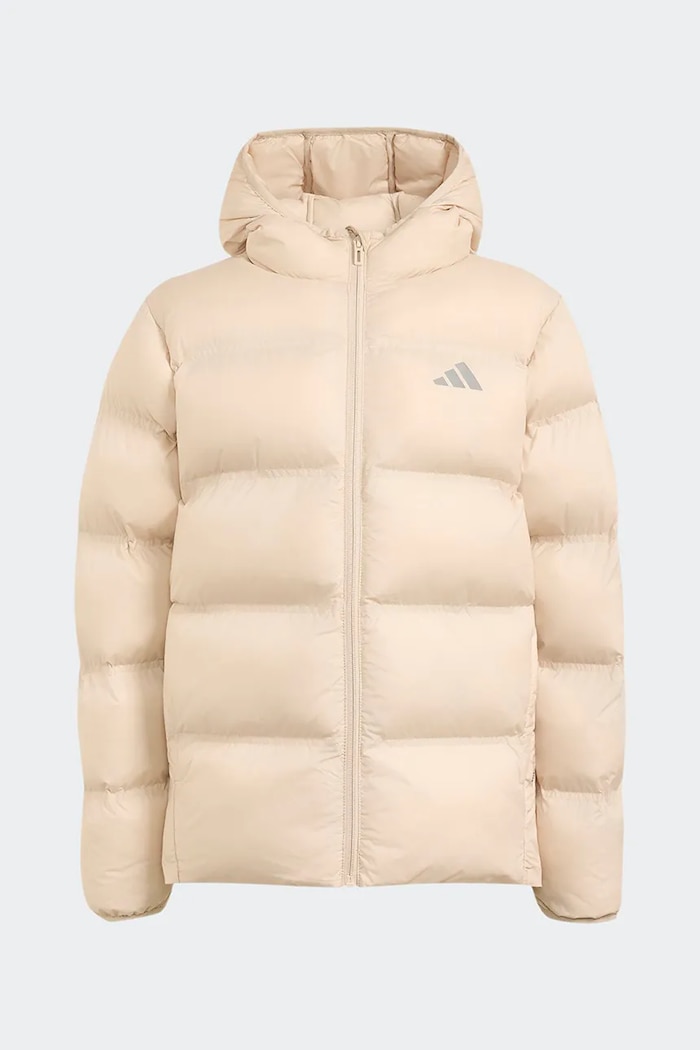 adidas Prošívaná bunda dětská béžová KQ6189