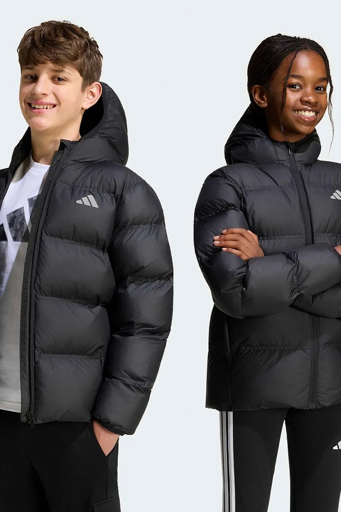adidas καπιτονέ μπουφάν παιδικό μαύρο KH0196