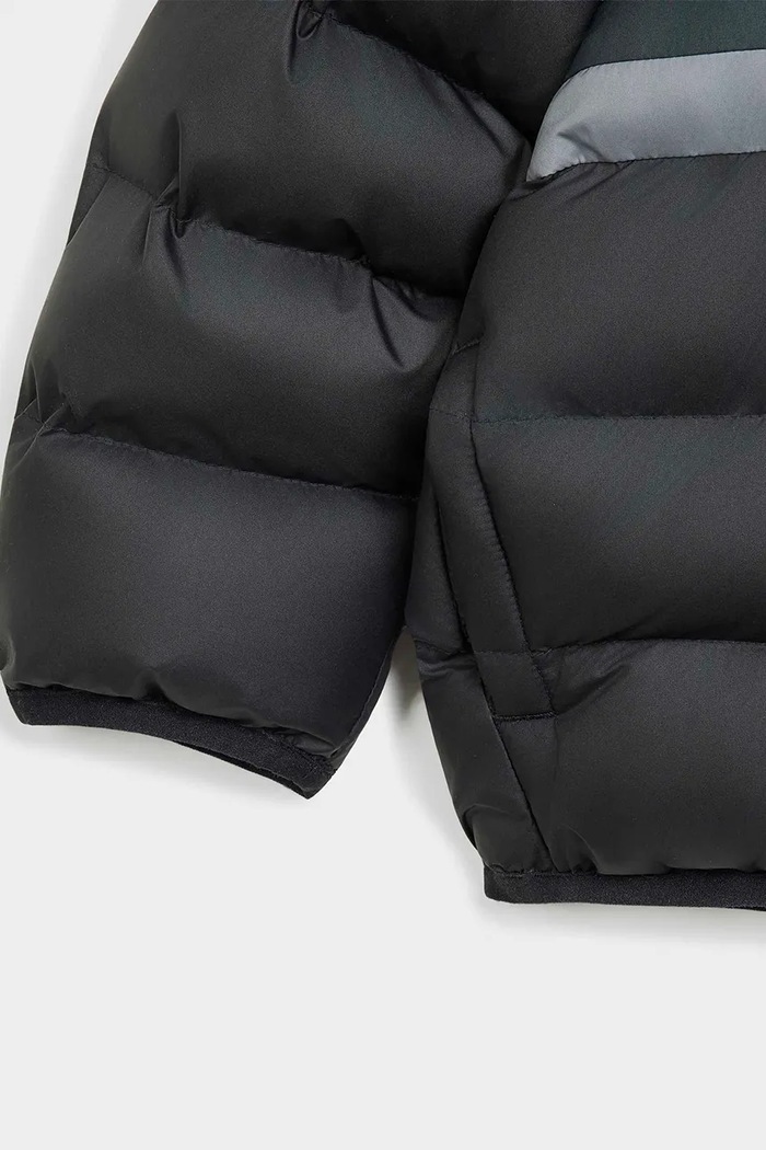 Prešívaná bunda detská adidas Originals čierna KR4648