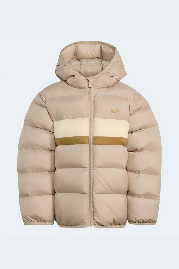 adidas Originals Prešívaná bunda detská KR4651 béžová AW26