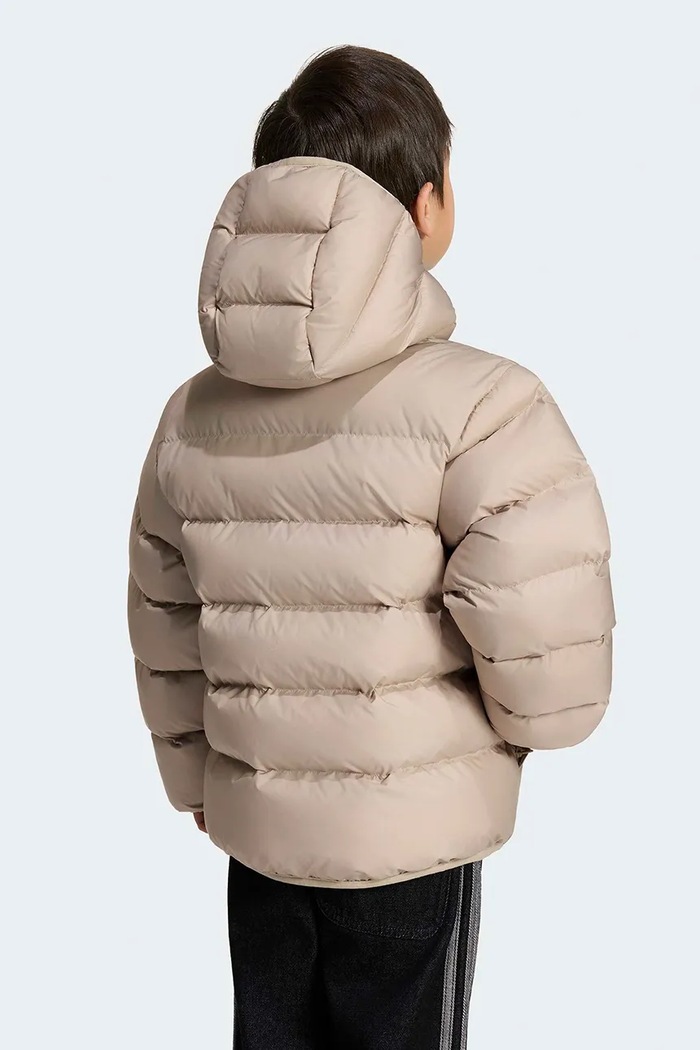 Prešívaná bunda detská adidas Originals béžová KR4651