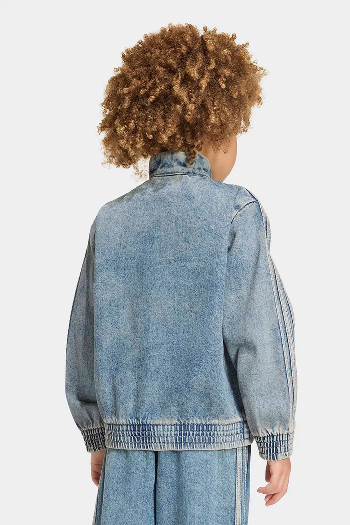adidas Originals bunda detská rifľová KQ8874 modrá
