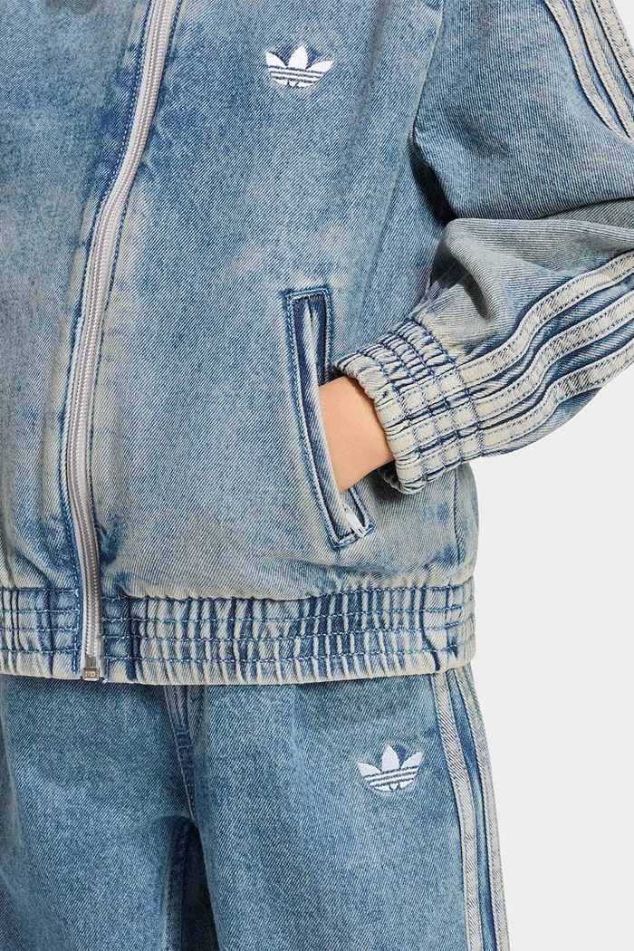 adidas Originals bunda detská rifľová KQ8874