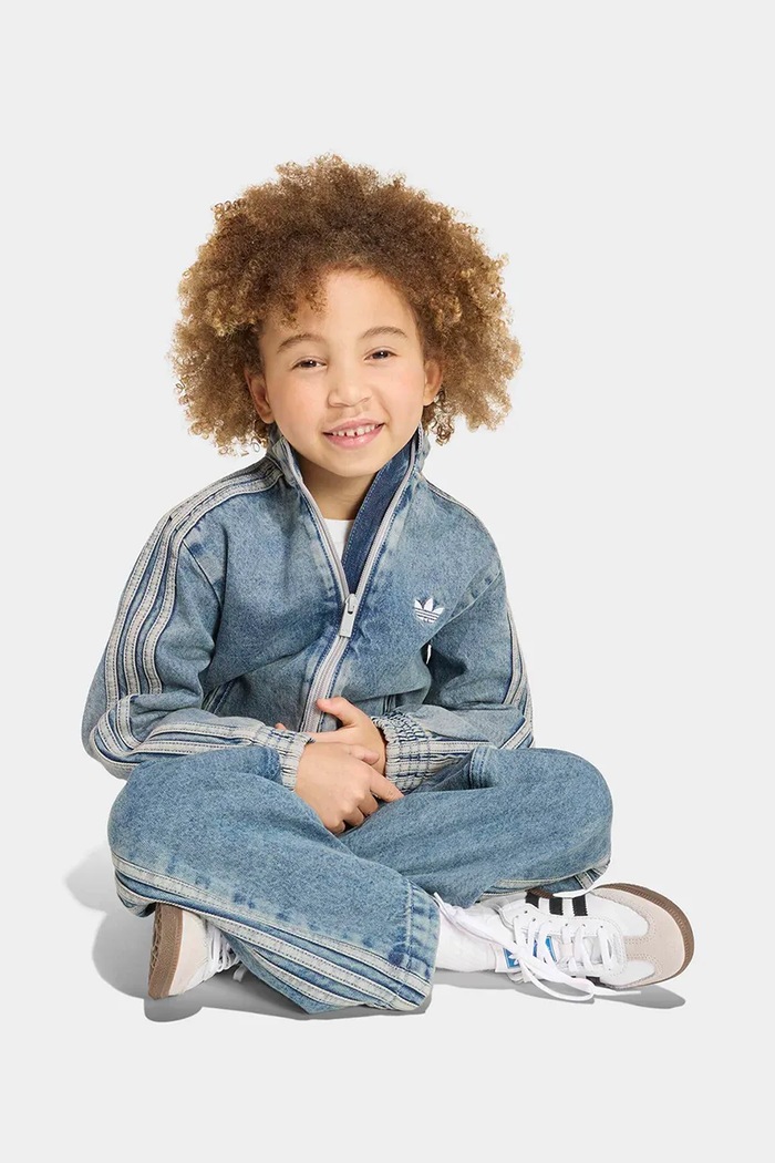 adidas Originals bunda detská rifľová KQ8874