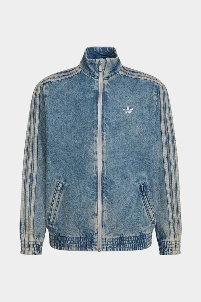 adidas Originals jeans jakna otroška KR6530 modra AW26