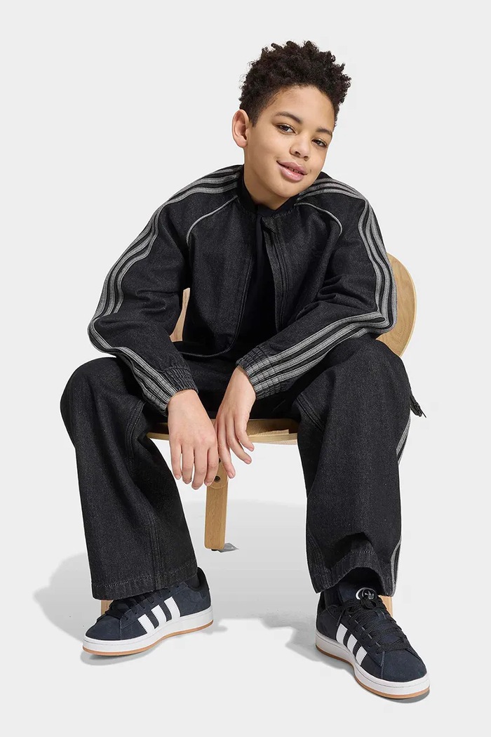 adidas Originals τζιν μπουφάν παιδικό βαμβακερό KR9129