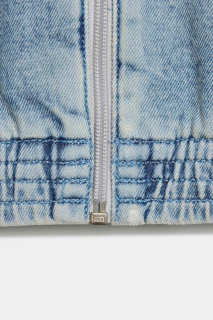 adidas Originals τζιν μπουφάν παιδικό KT4366 μπλε