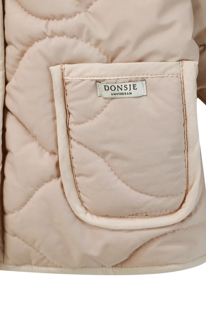 Donsje kurtka pikowana dziecięca 4119500 różowy