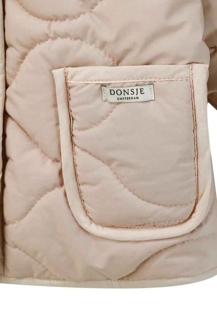 Donsje kurtka pikowana dziecięca 4119500 różowy