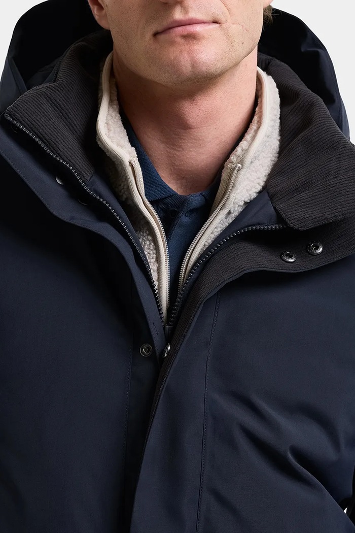 Parka męska HEKTOR Didriksons 506290 granatowy