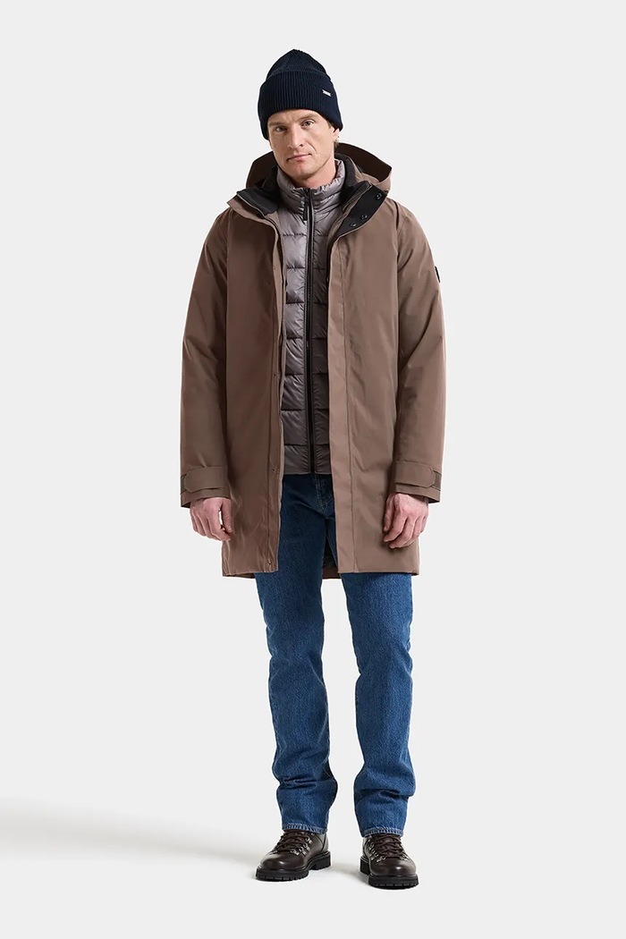 Didriksons Parka męska HEKTOR 506290 brązowy AW26