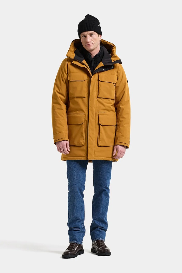 Didriksons Kurtka męska AIDEN 506287 brązowy AW26