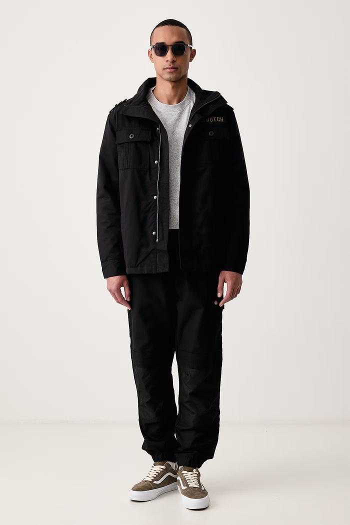 Von Dutch Kurtka męska bawełniana VD.1.JKT.AARON.NR czarny AW26