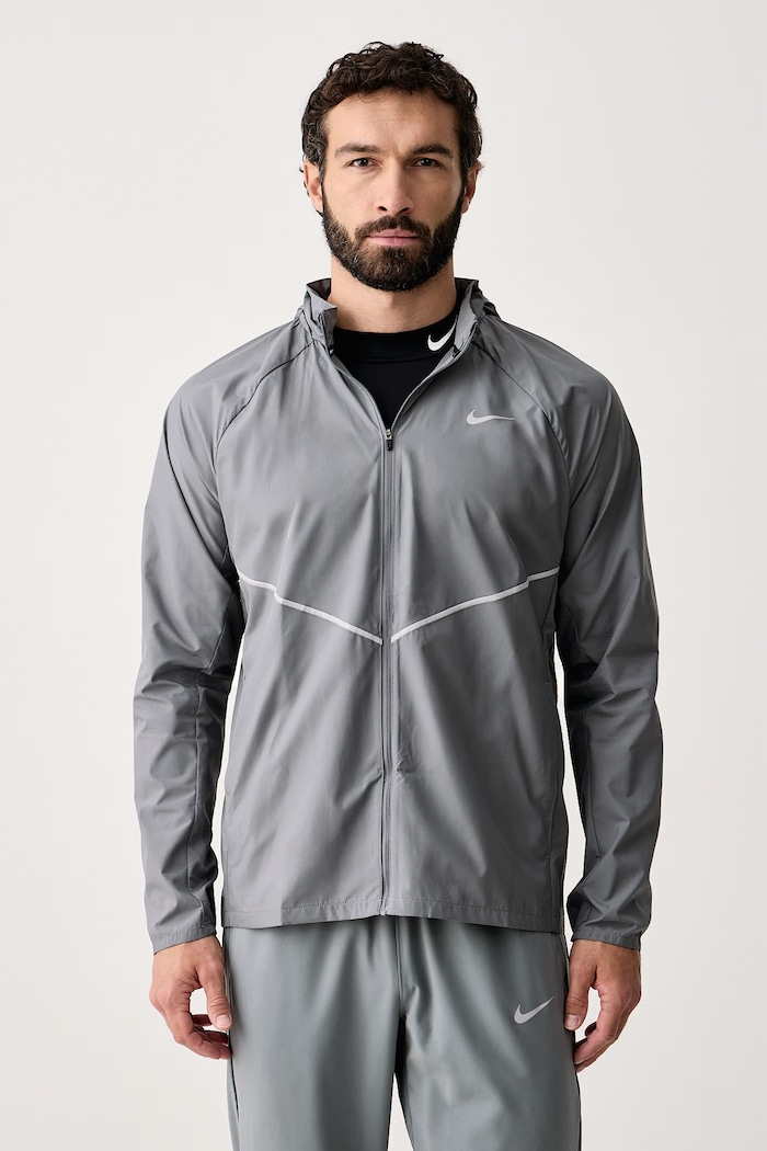 Nike Kurtka do biegania męska Miler UV Repel szary IF2369.084