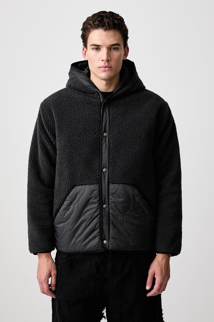Woolrich CFWOOU2179MRUT5414 kurtka dwustronna męska szary CFWOOU2179MRUT5414