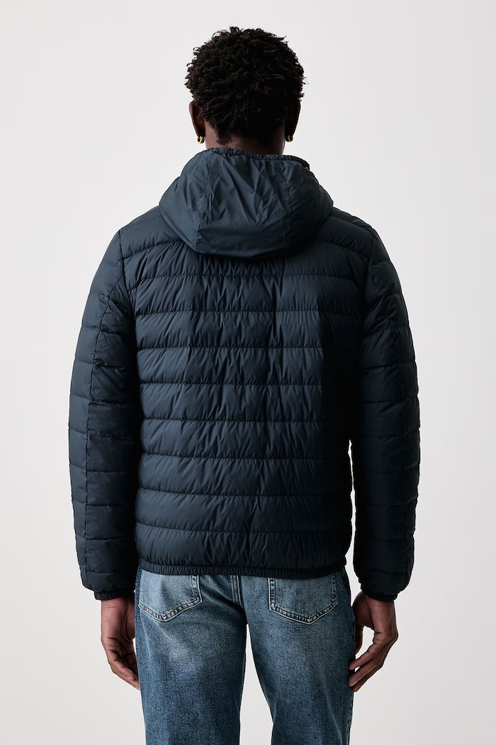 Odzież Woolrich CFWOOU2240MRUT3817 kurtka puchowa męska CFWOOU2240MRUT3817 granatowy