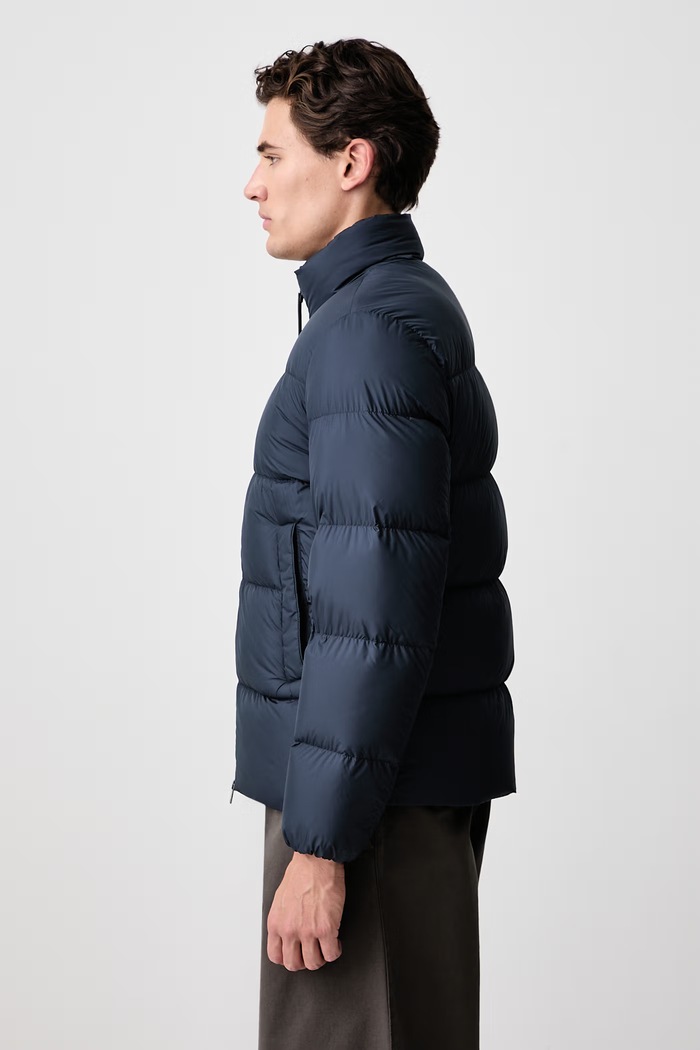 CFWOOU2086MBUT2635 kurtka puchowa męska Woolrich CFWOOU2086MBUT2635 granatowy