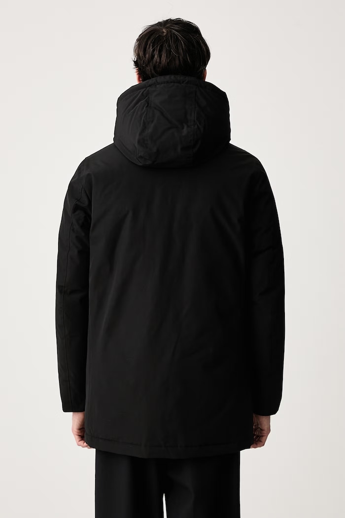 Odzież Woolrich CFWOOU0483MBUT0001 kurtka puchowa z bawełną męska CFWOOU0483MBUT0001 czarny