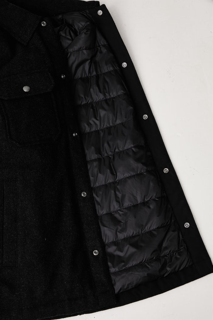 Woolrich CFWOOS2045MBUT3190 krótka kurtka z wełną męska CFWOOS2045MBUT3190