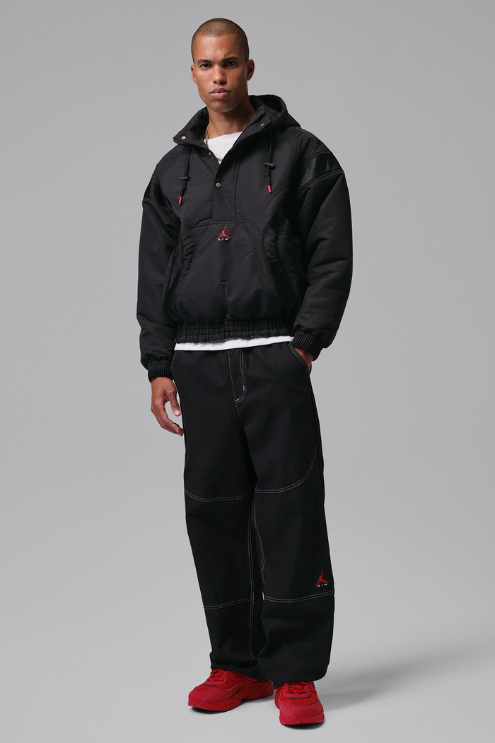 Odzież Jordan Anorak męski Brooklyn IM8951.010 czarny