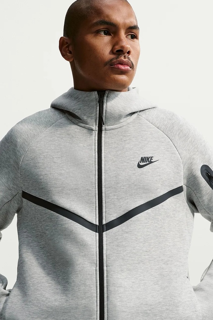 Bluza rozpinana z kapturem męska Tech Windrunner Nike Sportswear HV0949.063 szary
