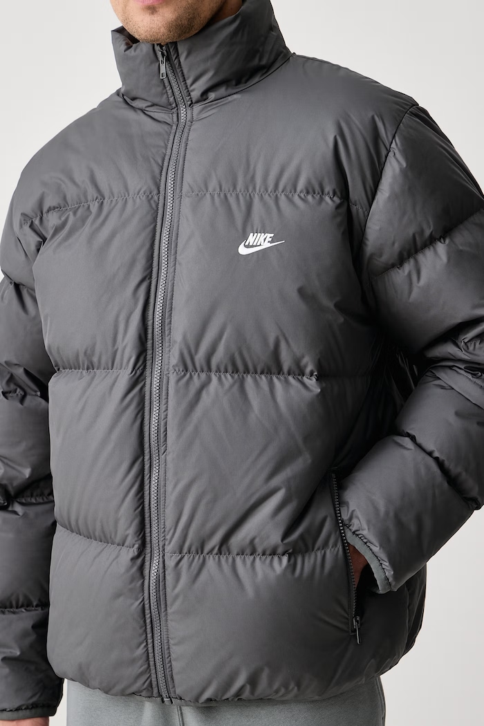 Kurtka puchowa męska Club Nike Sportswear IB2975.068 szary