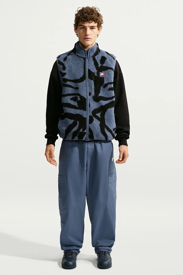 Nike Sportswear Bezrękawnik męski Club niebieski IO4147.491