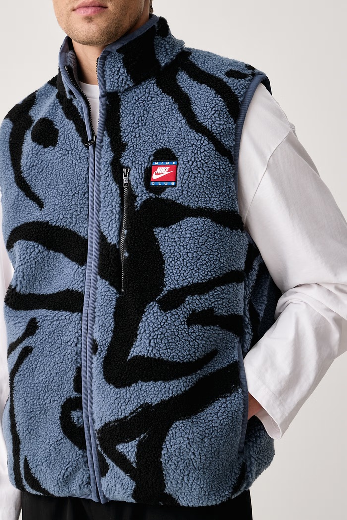 Bezrękawnik męski Club Nike Sportswear IO4147.491 niebieski