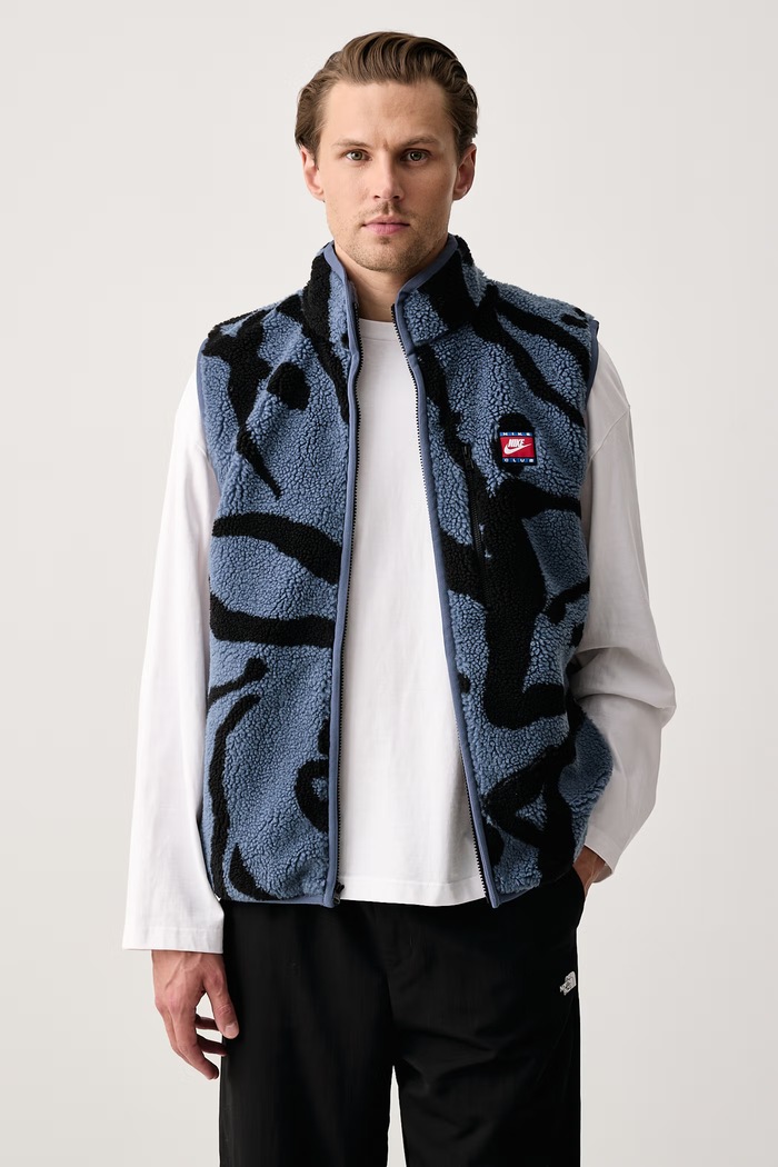 Bezrękawnik męski Club Nike Sportswear niebieski IO4147.491