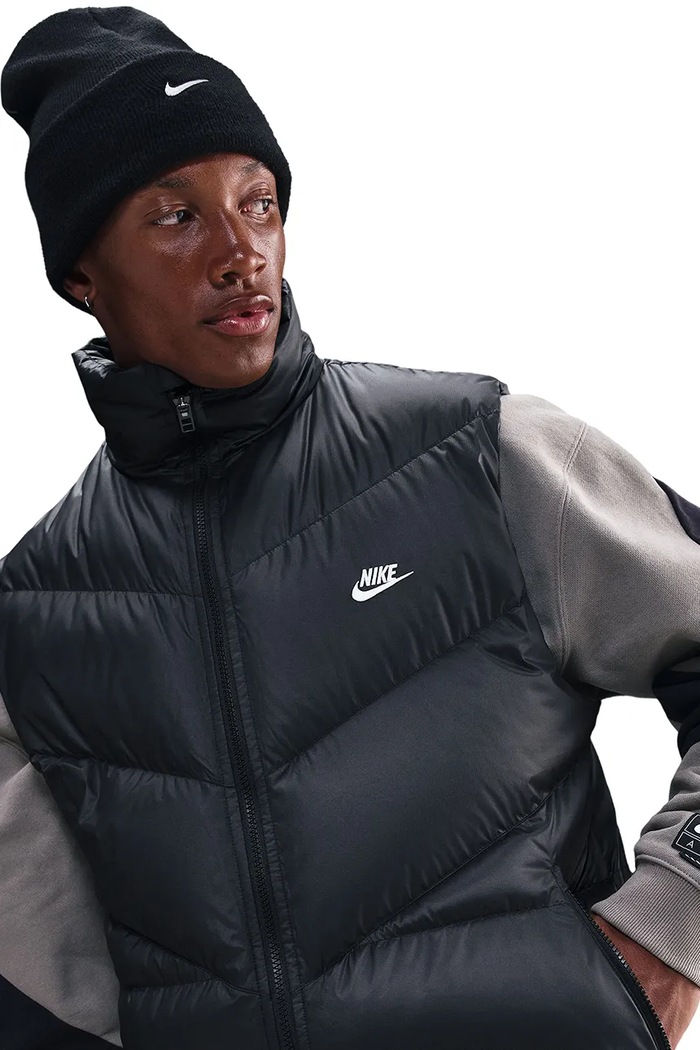 Bezrękawnik puchowy męski Windrunner Nike Sportswear HV1480.010 czarny