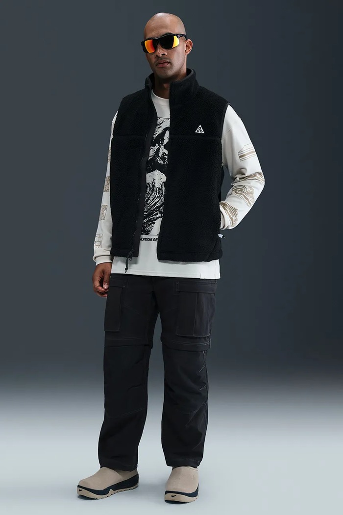 Nike ACG: All Conditions Gear Bezrękawnik męski ACG Canwell Glacier czarny HV1111.010