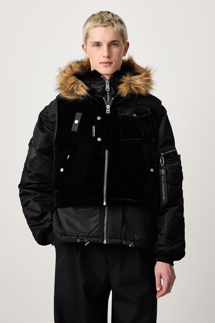 Alpha Industries Alpha Industries x Andersson Bell kurtka męska czarny 268174