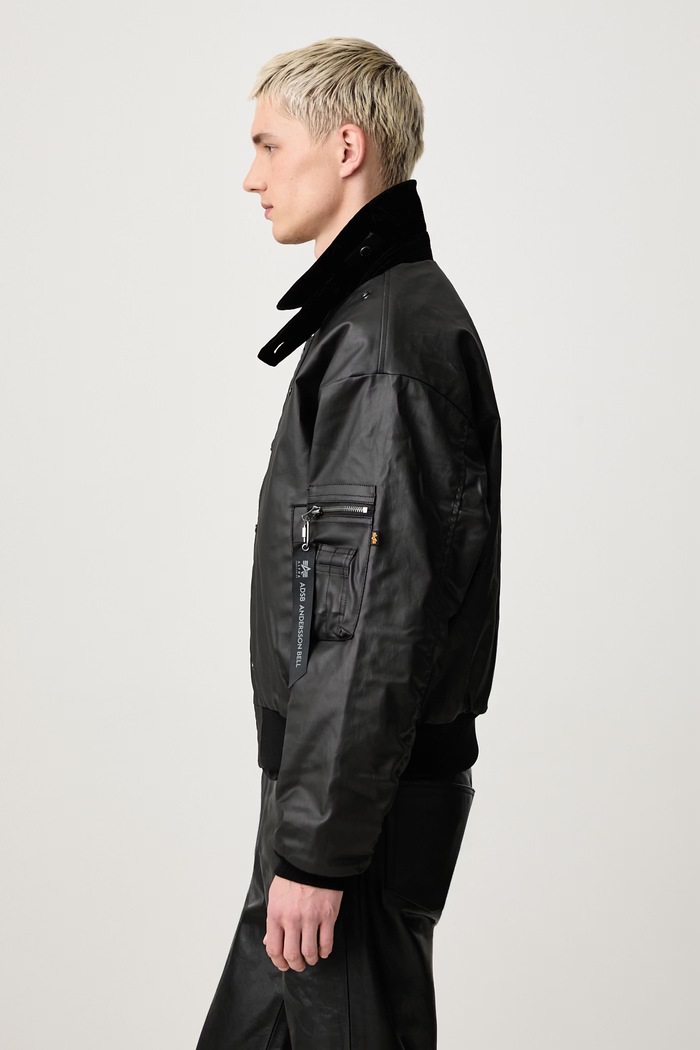Alpha Industries x Andersson Bell krótka kurtka męska Alpha Industries 268172 czarny
