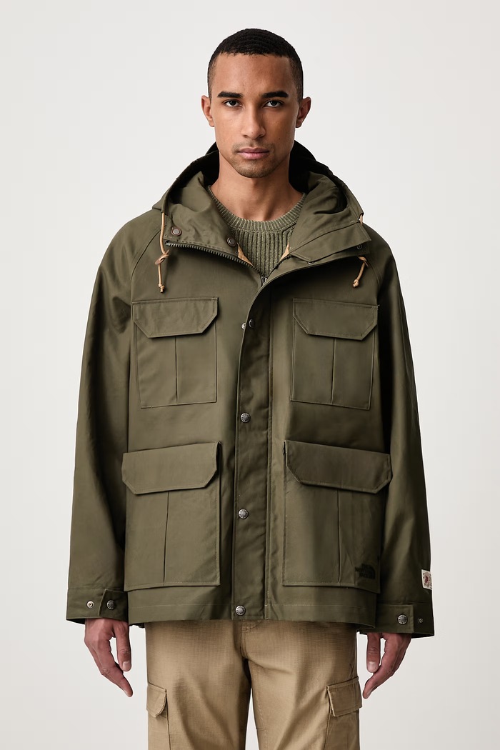 The North Face Parka Mountain '76 giacca in cotone da uomo verde NF0A8NUVJ4M1