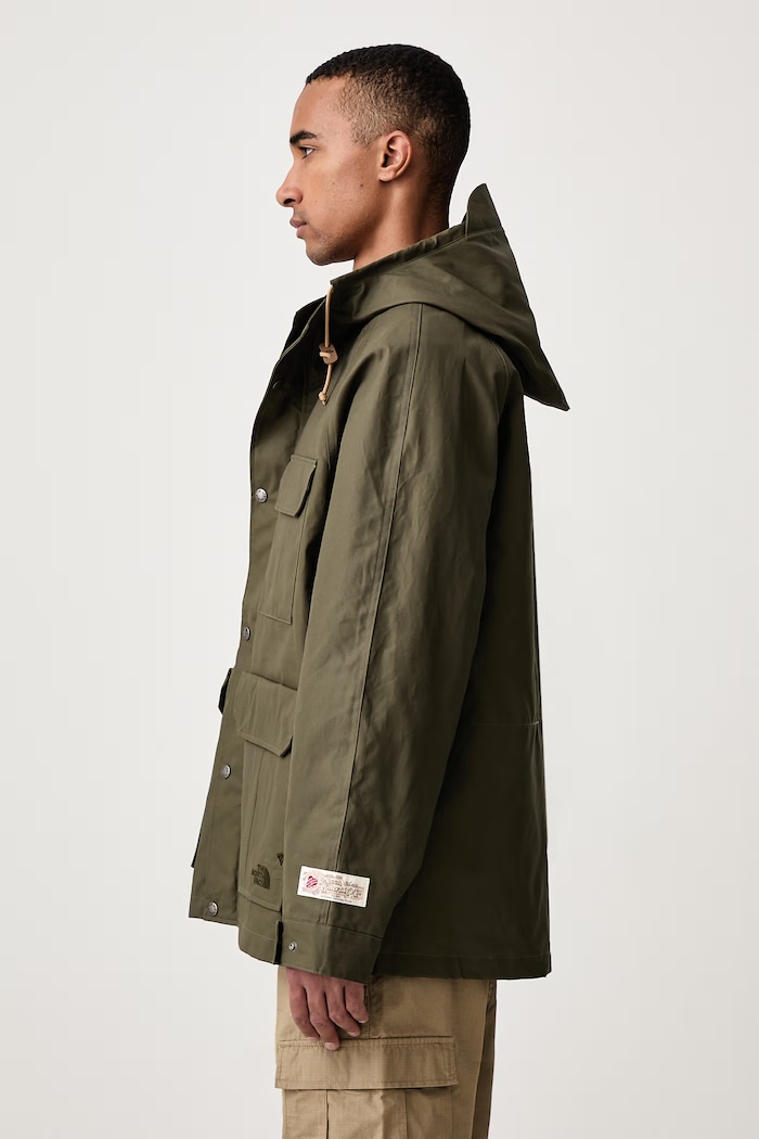 Parka Mountain '76 giacca in cotone da uomo The North Face NF0A8NUVJ4M1 verde