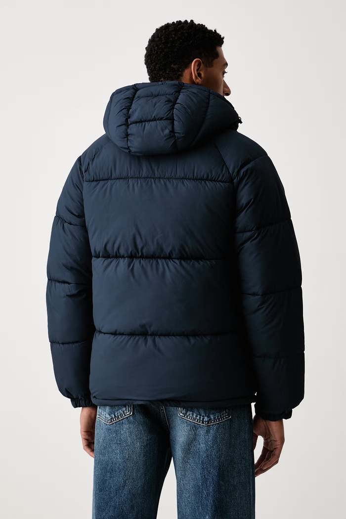 Odzież U.S. Polo Assn. Kurtka pikowana męska Hooded Puffer MUP5443 granatowy