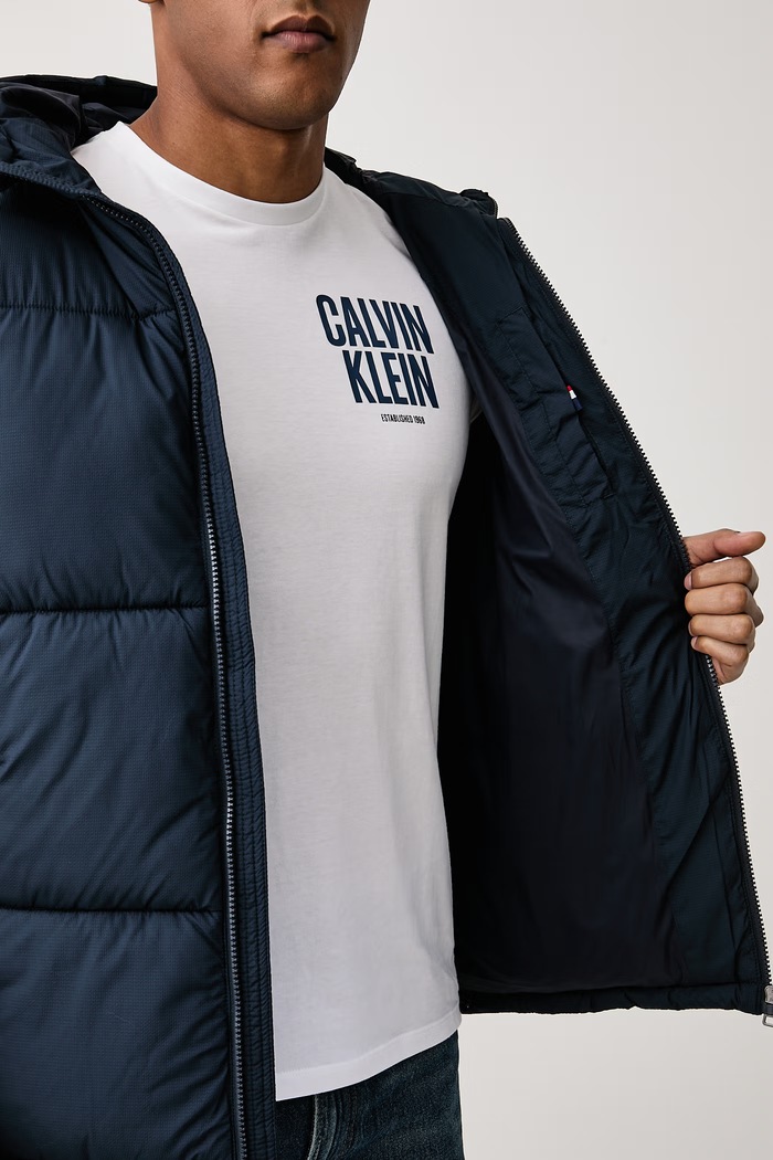 U.S. Polo Assn. Kurtka pikowana męska Hooded Puffer MUP5443