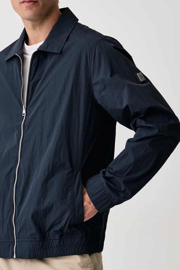 Kurtka przejściowa męska Zip Through Bomber U.S. Polo Assn. MUP4691 granatowy