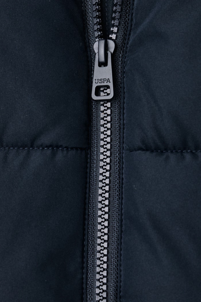 Bezrękawnik męski Wide Baffle Gilet U.S. Polo Assn. granatowy MUP3779