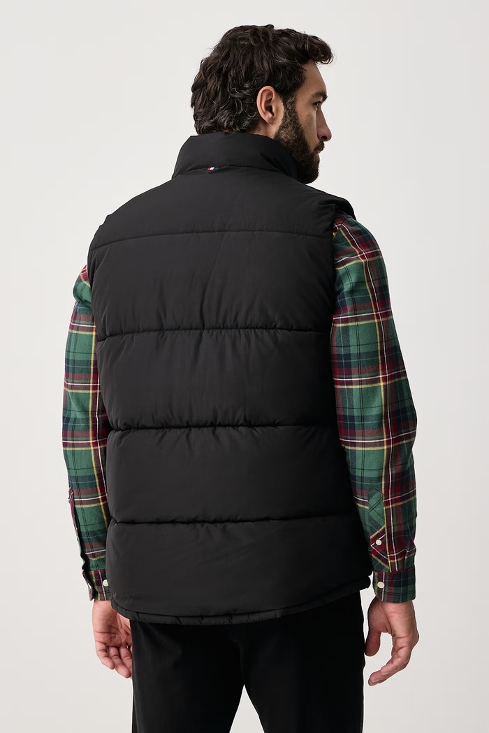Odzież U.S. Polo Assn. Bezrękawnik męski Wide Baffle Gilet MUP3779 czarny