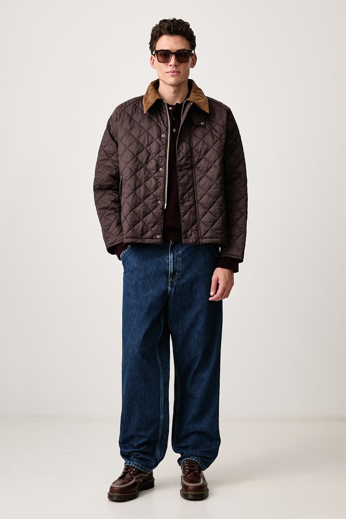 Barbour Transport kurtka pikowana męska MQU1796BR51 brązowy AW26