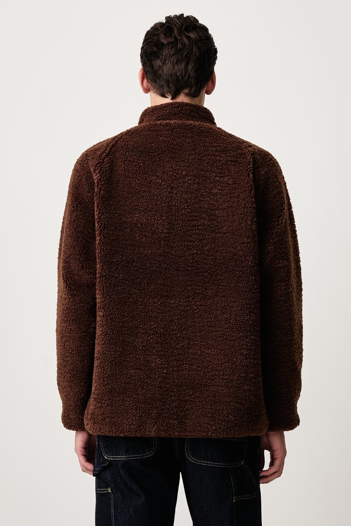 Odzież Barbour Re-Engineered kurtka polarowa męska MCA1159BR51 brązowy