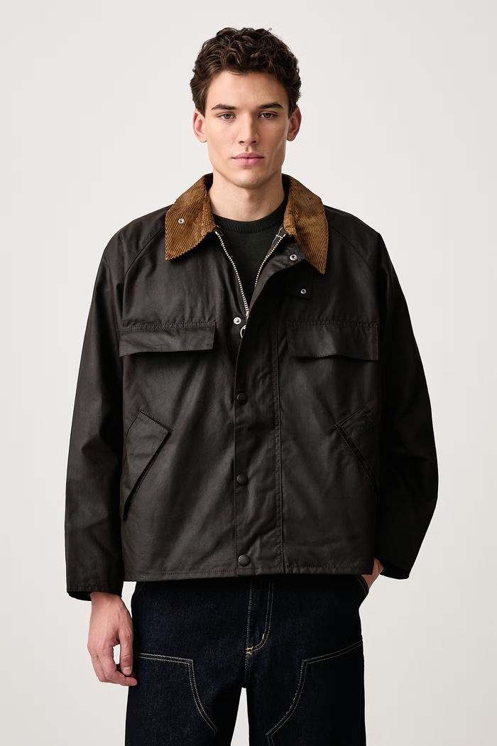 Barbour Four Pocket Transport kurtka bawełniana męska brązowy MWX2569BR91
