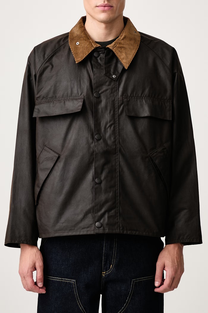 Four Pocket Transport kurtka bawełniana męska Barbour MWX2569BR91 brązowy