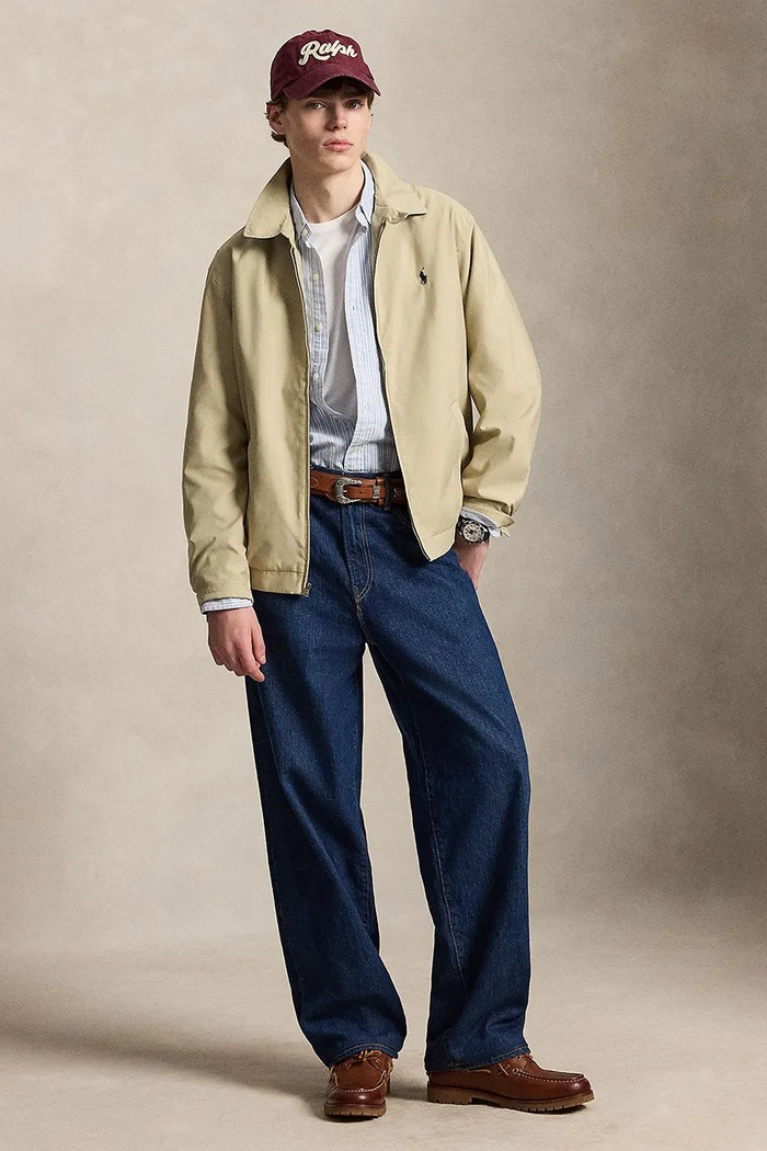 Odzież Polo Ralph Lauren Kurtka męska 710548506 beżowy