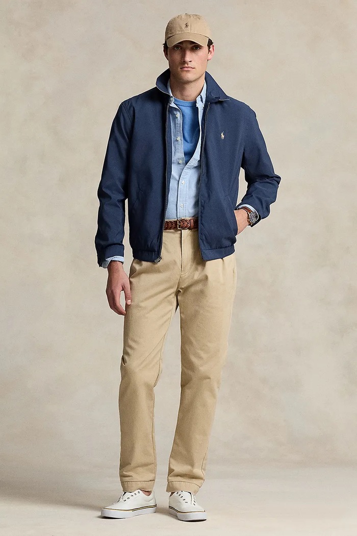Odzież Polo Ralph Lauren Kurtka męska 710548506 granatowy