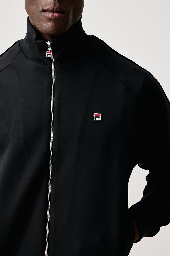 Bluza rozpinana męska CAVALESE Fila FAM1330 czarny